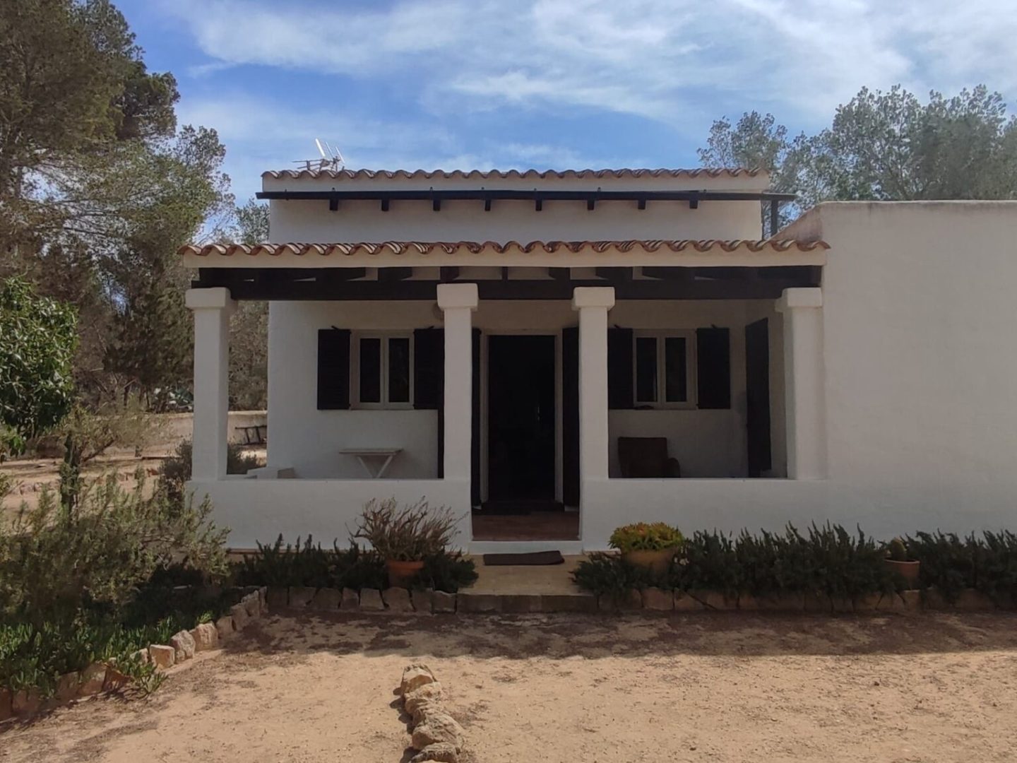 Tranquila casa única en Playa Mitjorn Formentera